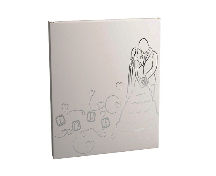 Bomboniera Matrimonio Harmony Portafoto in Legno Cuore con Wedding Scene su Bomboniere Dolci Emozioni