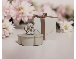 Bomboniera Matrimonio Candela Silhouette Sposi