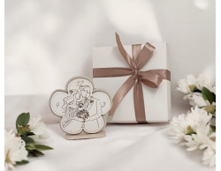 Bomboniera Matrimonio Orologio da Tavolo con Silhouette Sposi