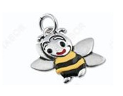 Bomboniera nascita ciondolo ape smaltato