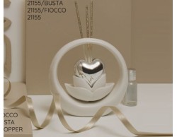 Bomboniera Matrimonio Claraluna PROFUMATORE CON ESSENZA  cuore 21155