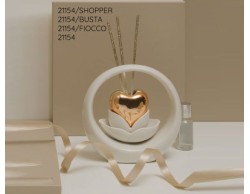 Bomboniera Matrimonio Claraluna PROFUMATORE CON ESSENZA  cuore 21154