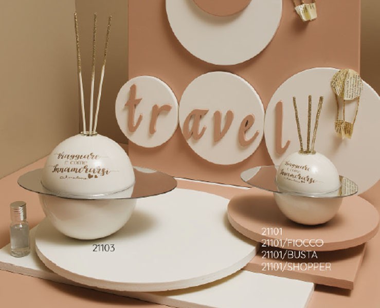 Bomboniera Matrimonio Claraluna PROFUMATORE CON KIT ESSENZA cuore 21152 su Bomboniere Dolci Emozioni