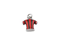 Ciondolo Maglia Calcio Piccola AC Milan Smaltato