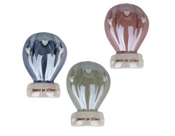 Bomboniera Magnete Ballon in Ceramica assortito 3 colori Etiemme