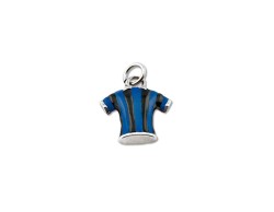 Ciondolo Maglia Calcio Piccola Inter Smaltato