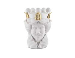 Vaso e Soprammobile Scultura Testa di moro lui