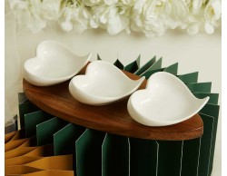 Bomboniera Matrimonio Claraluna 2026 Vassoio in Acacia con Tre Ciotole