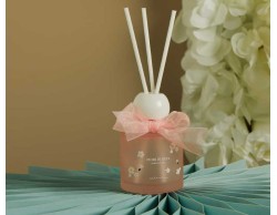 Bomboniera Claraluna 2026 Diffusore Rosa con Decoro Fiori 50 ml