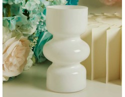 Bomboniera Matrimonio Claraluna 2026 Vaso Tubo Bianco Vetro Design Opaco