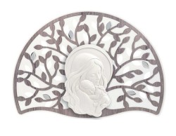 QUADRO SACRO ALBERO LUNA MADONNA ROVERE