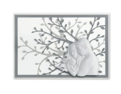 QUADRO ALBERO FAMIGLIA GRANDE CLASSICO GRIGIO