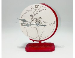 Bomboniera Laurea Mariella Martini OROLOGIO MAPPAMONDO