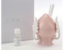 Bomboniera Battesimo Le Stelle PROFUMATORE POMO PORCELLANA ROSA