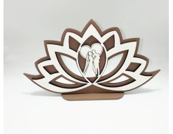 Bomboniera Matrimonio Mariella Martini lampada con coppia sposini