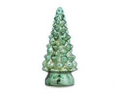 Forest Albero Natalizio con Base e LED 26 cm - Decorazione Luminosa Marca FADE