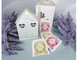 Bomboniera Matrimonio Mariella Martini Casetta Distributore The/Tisane con 10 Bustine Incluse