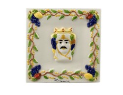 Bomboniera Matrimonio Harmony Piatto da Muro decorato con Frutti e Moro King prmt21403