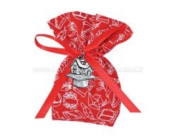 Bomboniera Laurea Architettura ciondolo in bagno argento casa con sacchetto