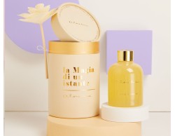 Bomboniera Matrimonio Claraluna Diffusore Grande Giallo con Fiore