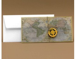 Partecipazione di nozze modello 'biglietto aereo'