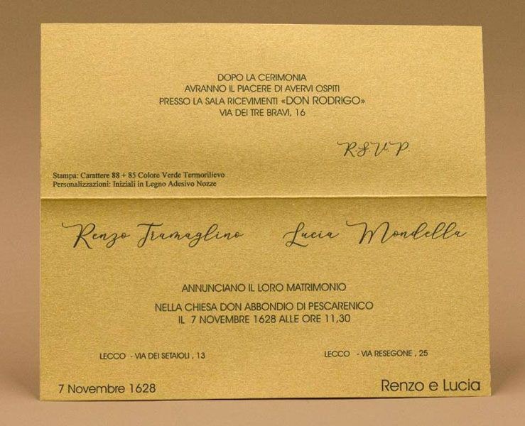 Partecipazione di nozze tema ulivo con iniziali in legno su Bomboniere Dolci Emozioni