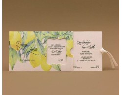 Partecipazione matrimonio tema limoni su Bomboniere Dolci Emozioni