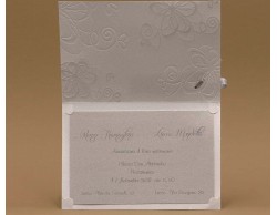 Partecipazione di nozze  tema maioliche su Bomboniere Dolci Emozioni