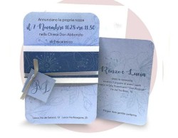 Partecipazione di nozze classica