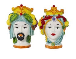 bomboniere matrimonio harmony coppia mori resina piccola