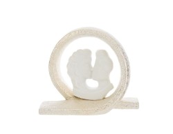 bomboniera matrimonio Coppia Bacio in Porcellana