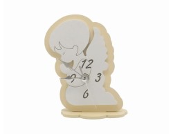 Bomboniera Comunione  cresima Mariella Martini SVEGLIA CON angelo che prega