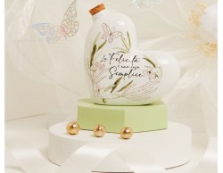 BOMBONIERA MATRIMONIO CLARALUNA OLIERA GRANDE A FORMA DI CUORE 300ml