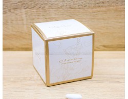 Bomboniera Matrimonio Claraluna 2026 Coppia Sposi con Cuore oro su Bomboniere Dolci Emozioni