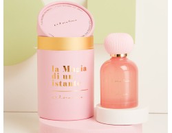 Bomboniera Matrimonio Claraluna Diffusore Grande Rosa con Tappo in Gesso