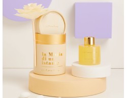 Bomboniera Matrimonio Claraluna Diffusore Piccolo Giallo con Fiore