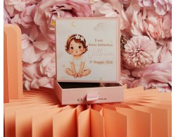 Scatola Bomboniera Confettata  Femmina Personalizzabile Rosa Claralunae