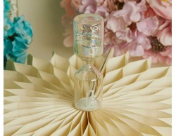 Bomboniera Claraluna Clessidra Decorativa Bicolore Glitter