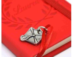 Bomboniera Laurea Tabor agendina blocco note appunti con ciondolo Tocco su Bomboniere Dolci Emozioni