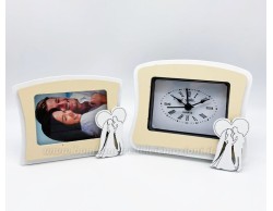 Bomboniera Matrimonio Mariella Martini portafoto e orologio sposi