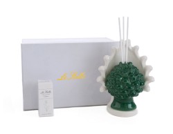 Bomboniera Matrimonio Le stelle profumatore pigna porcellana verde