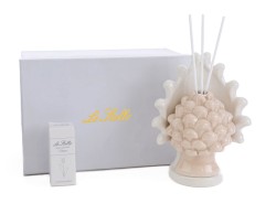 Bomboniera Matrimonio Le stelle profumatore pigna porcellana beige