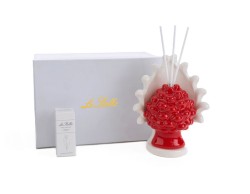 Bomboniera Matrimonio Laurea Le stelle profumatore pigna porcellana rosso