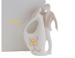 Bomboniera Matrimonio Le Stelle sposini porcellana con led