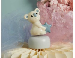 Bomboniera Battesimo Claraluna Carillon Koala Stella Azzurra Musica