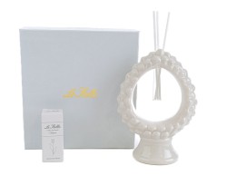 Bomboniera Matrimonio Le stelle profumatore pigna bianco c/astuccio