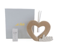 Bomboniera Matrimonio Le stelle profumatore cuore love beige