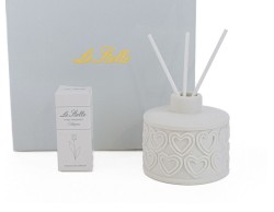 Bomboniera Matrimonio Le stelle profumatore decoro cuori porcellana