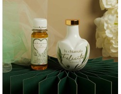 Bomboniera Matrimonio Claraluna 2026 Oliera Piccola Ulivo con olio Claraluna Elegante con Frase Tu Chiamala Felicità