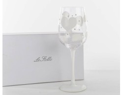 Bomboniera Matrimonio Le Stelle CALICE VETRO DECORATO